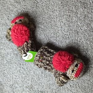 Bula Monkey Knit Mittens NWT small kids